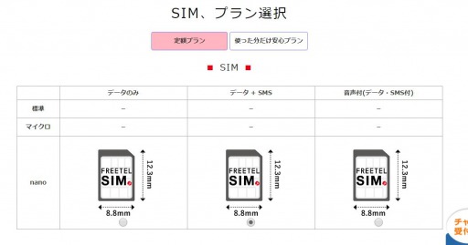 格安SIM FREETEL iPhone iPad